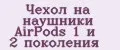 Чехол на наушники AirPods 1 и 2 поколения