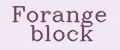 forange block
