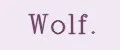 Wolf.