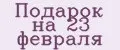 подарок на 23 февраля