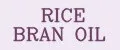 Rice Bran Oil