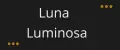Luna luminosa