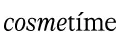 Cosmetime