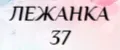 Лежанка 37