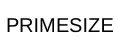 PRIMESIZE