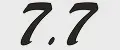 7.7