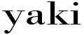 YAKI