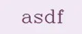 asdf
