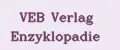 Veb Verlag Enzyklopadie