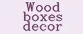 Wood boxes decor