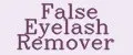False Eyelash Remover