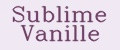 Sublime Vanille