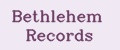 Bethlehem Records