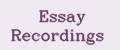 Essay Recordings