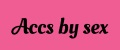 Accs by sex