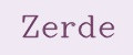 Zerde