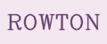 ROWTON