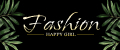 Fashion happy girl