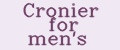 Cronier for men's