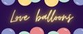 Love balloons