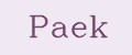 Paek