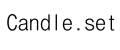 Candle.set