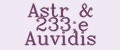 Astr& 233;e Auvidis