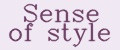 Sense of style