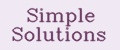 Simple Solutions