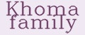 Khoma family