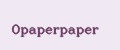Opaperpaper