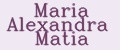 Maria Alexandra Matia