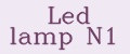 Led Lamp N1