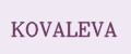 KOVALEVA