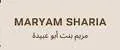 maryam.sharia