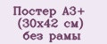 Постер А3+ (30х42 см) без рамы