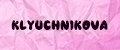Klyuchnikova