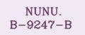 NUNU. B-9247-B