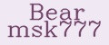 Bear msk777