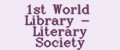 1st World Library - Literary Society