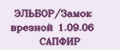 ЭЛЬБОР/Замок врезной 1.09.06 САПФИР