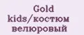 Gold kids/костюм велюровый