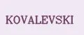 KOVALEVSKI