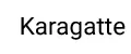 Karagatte