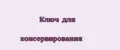 Ключ для консервирования