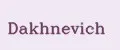 dakhnevich