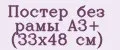 Аналитика бренда Постер БЕЗ РАМЫ А3+ (33х48 см) на Wildberries