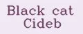 Black cat Cideb