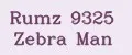 Rumz 9325 Zebra Man