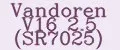 Vandoren V16 2.5 (SR7025)